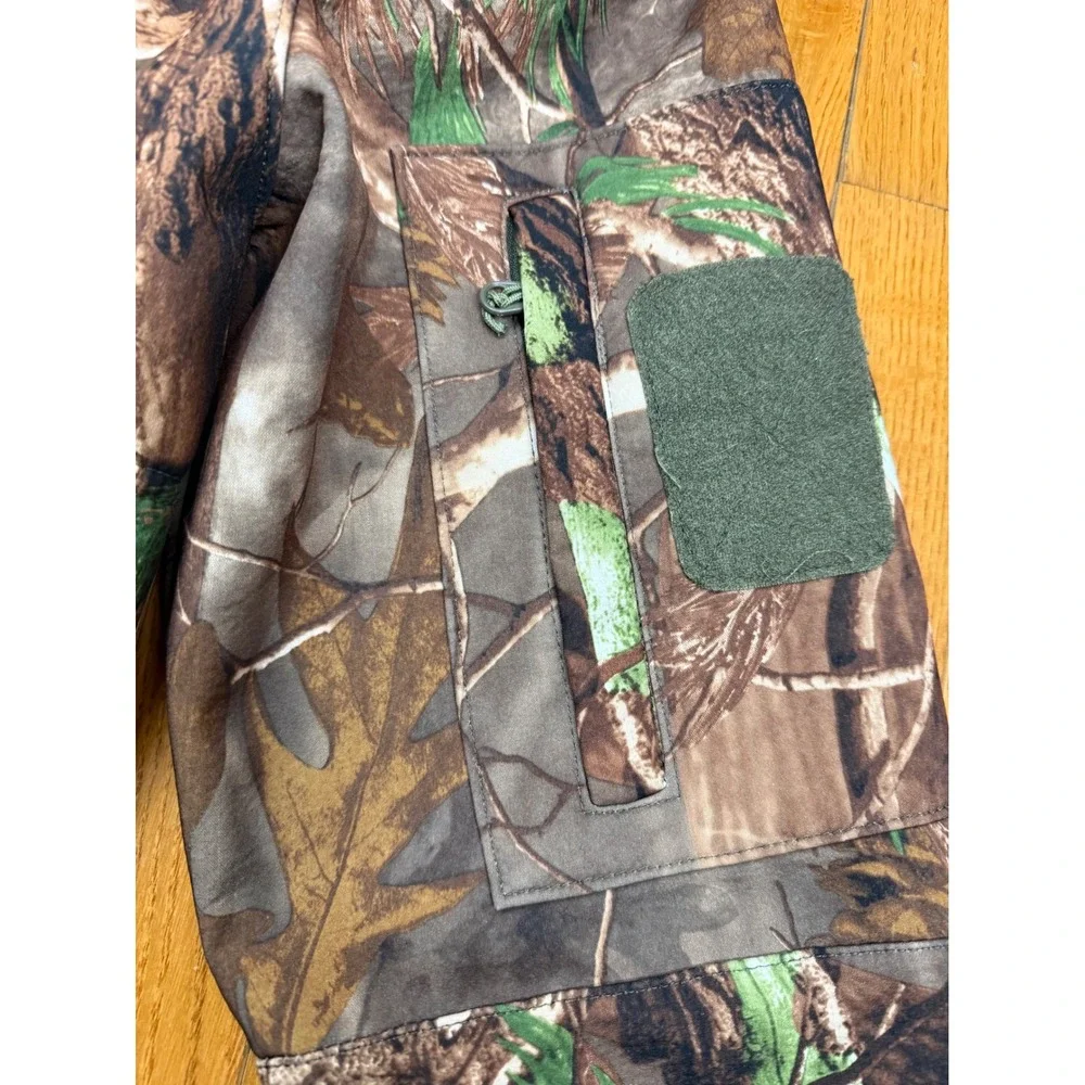 New View Mens Camouflage Hunting Jacket and Pants Set Softshell Fleece Lined S